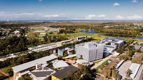 サンシャインコースト大学のキャンパス全景