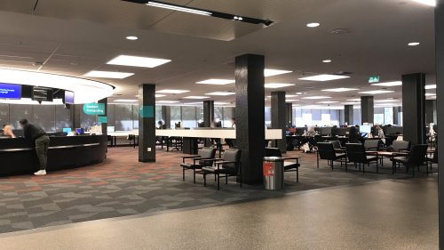 シドニー大学フィッシャー図書館の学習スペース